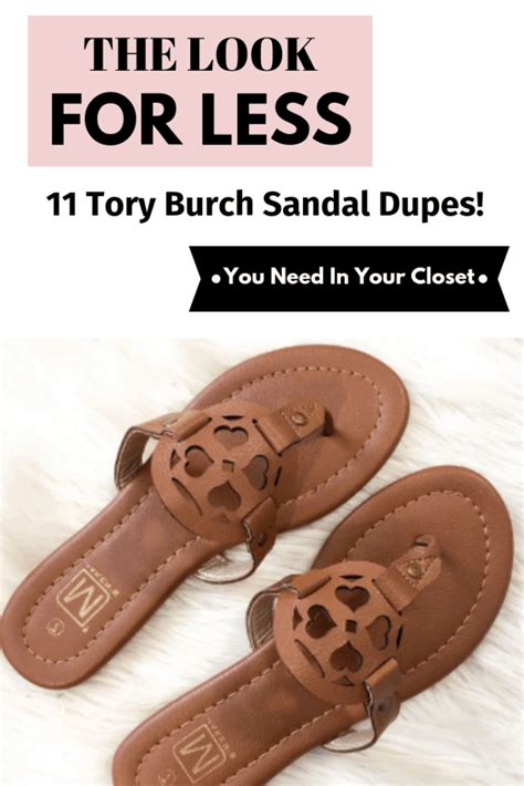 tory burch sandal dupe